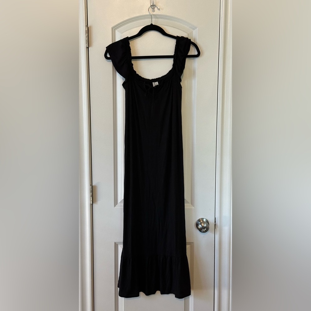 Nordstrom Black Maxi Dress, size S